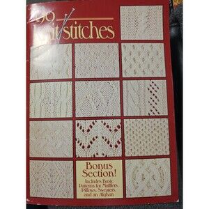 Leisure Arts 99 Knit Stitches - Leaflet 2973
